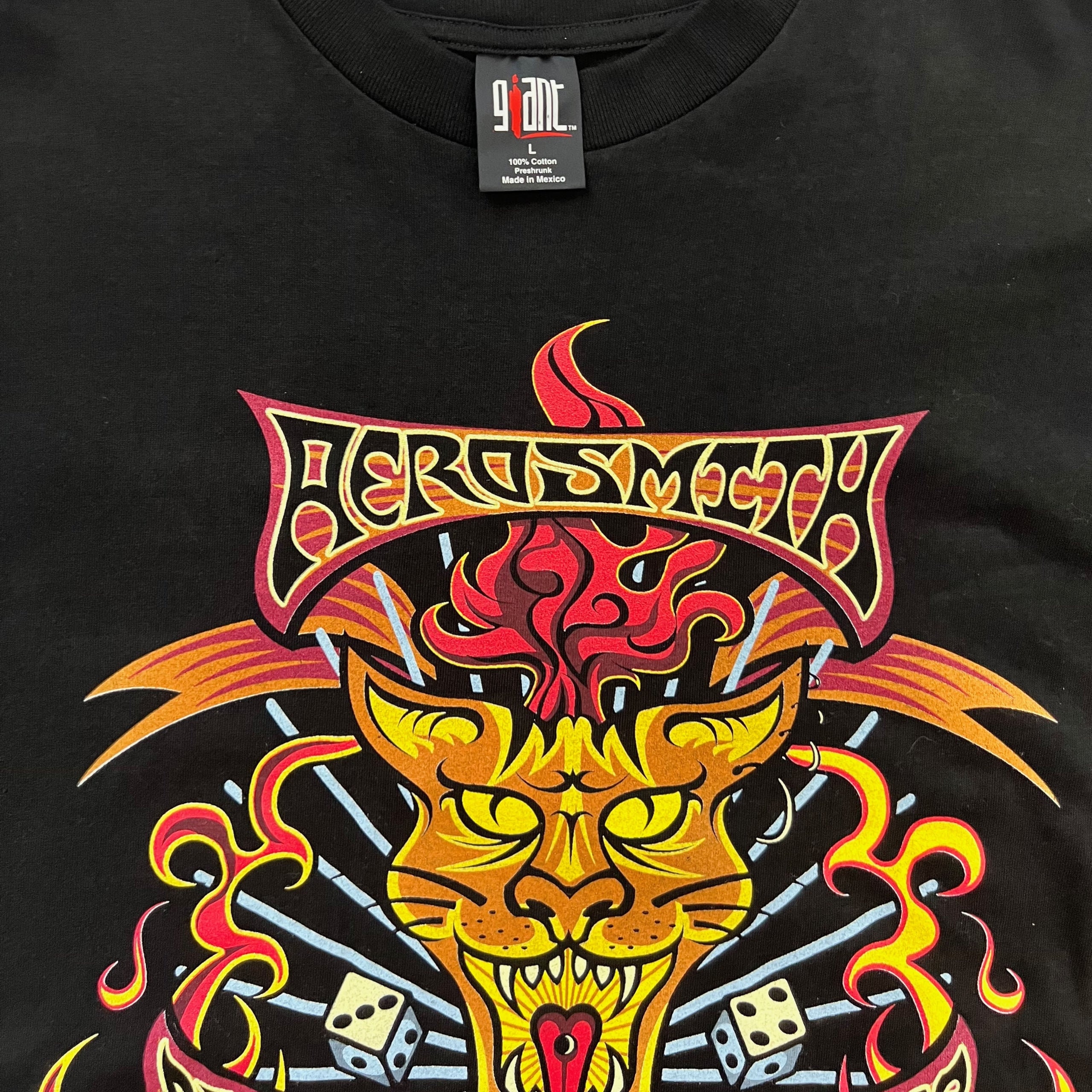 Vintage Aerosmith 1997 Nine Lives Tour T-shirt. Large - Etsy