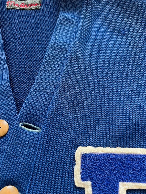 Vintage Johns Knit 50's 60's Cardigan Sweater - image 10