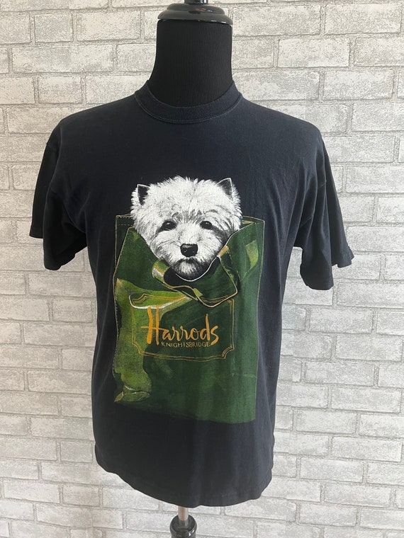 Vintage 90s Harrods Knightbridge T-shirt. Large