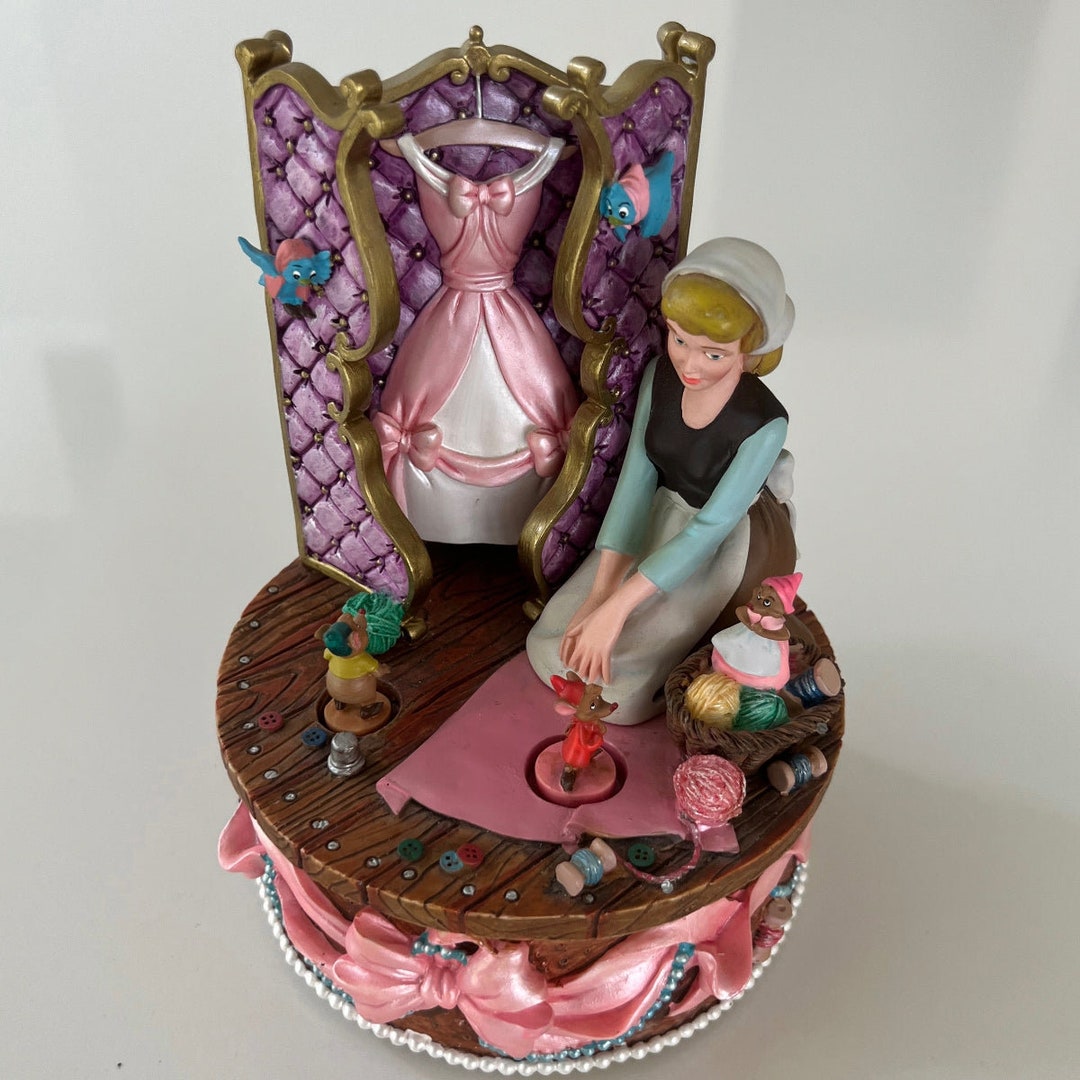 VTG Cinderella Music Box A Dream is A Wish Your Heart Makes Etsy