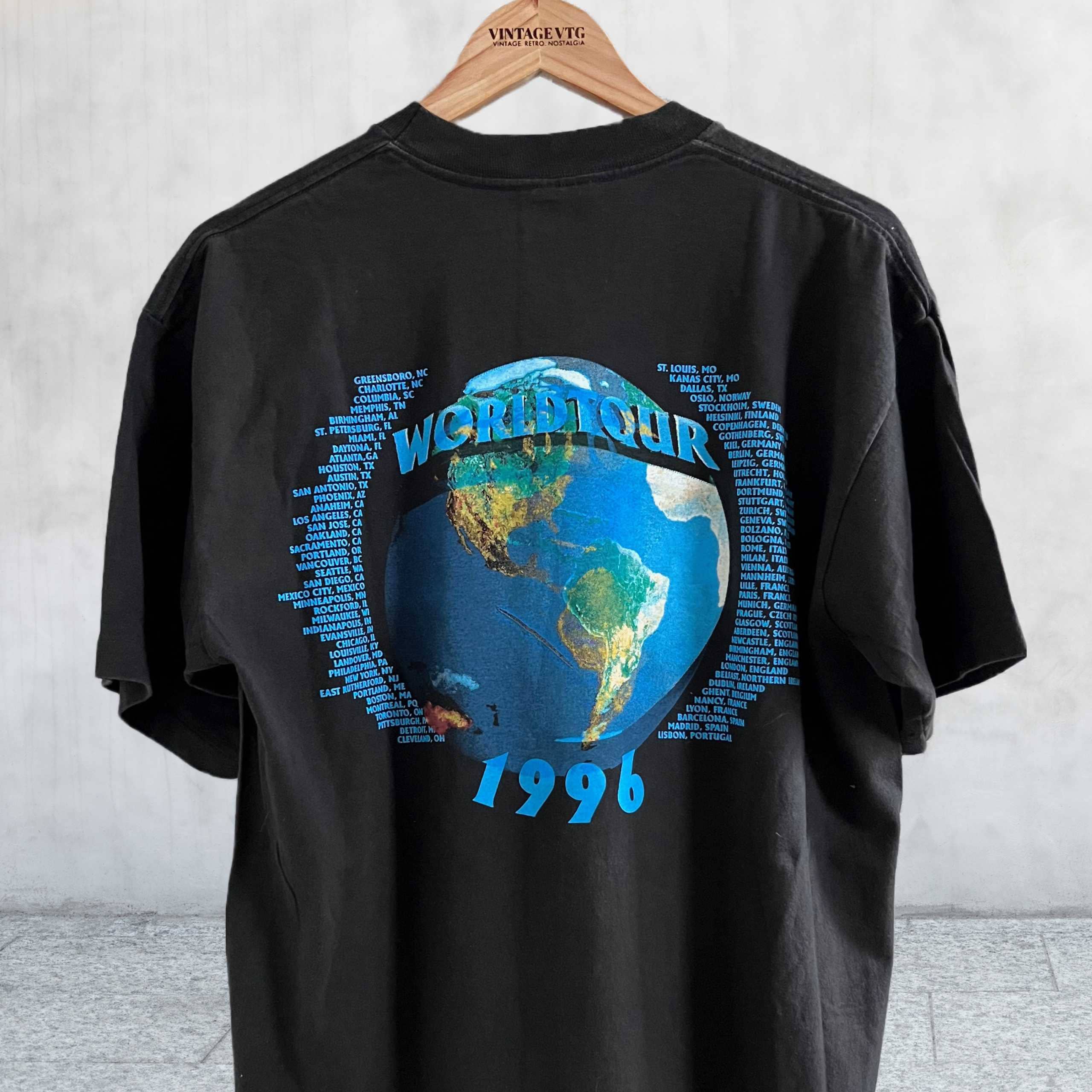 AC/DC 1996 world tour ビンテージ Tシャツ XL Vintage 1996 AC/DC 