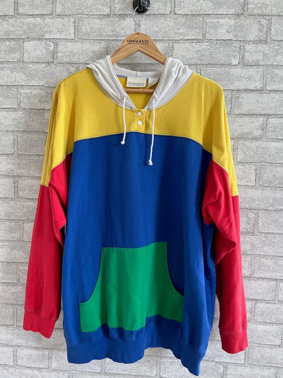 Vintage 90's Elisabeth Liz Claiborne Hoodie Sweat… - image 3