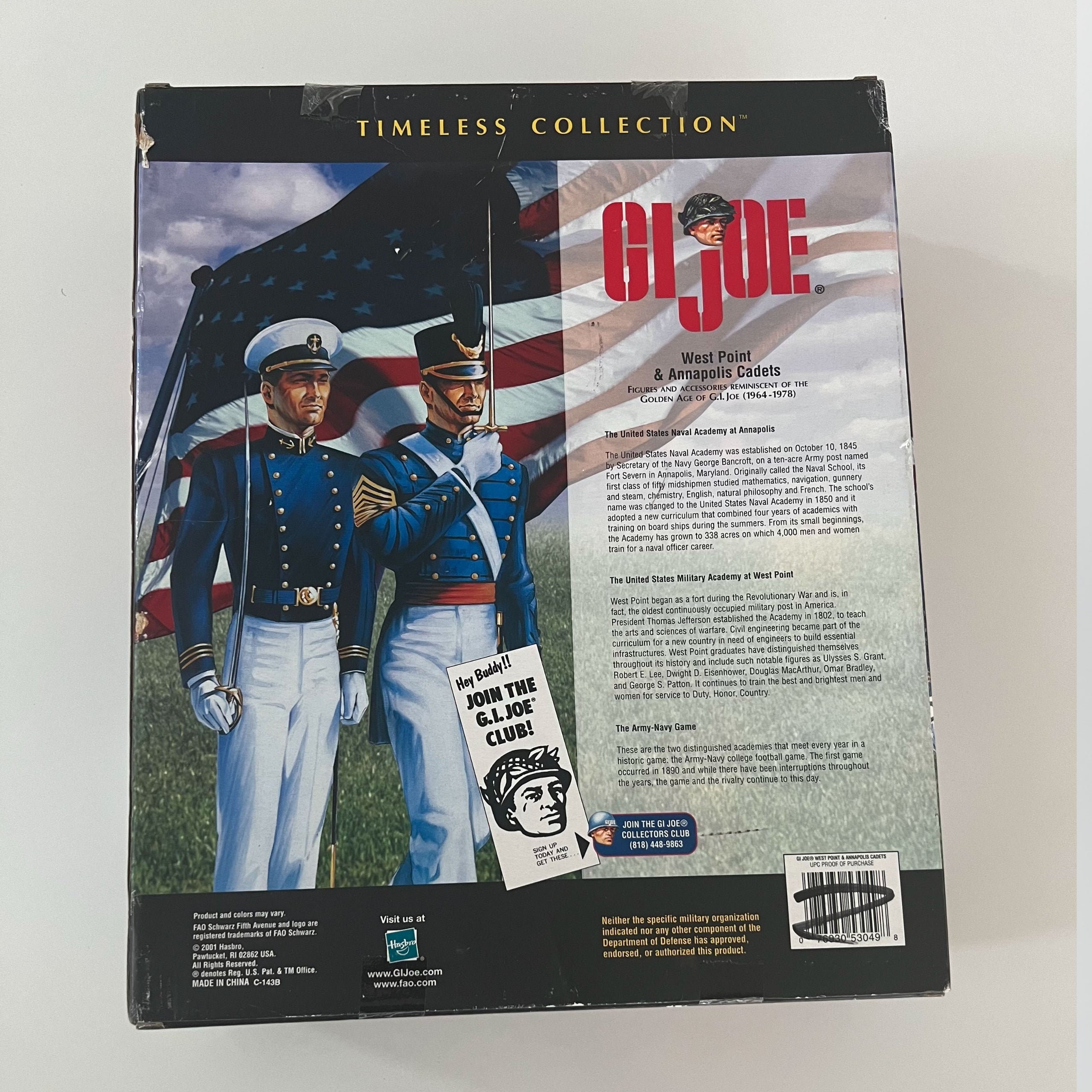 GIJOE ウエスト・ポイント&アナポリス・カデットFAO限定GIジョー