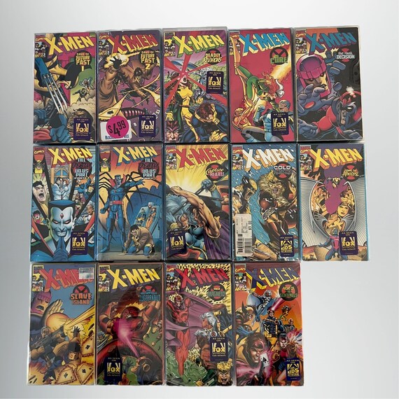 Vintage Marvel Comics X-MEN the Animated Series 1 - 14 Vintage Marvel Comics X-MEN the Animated Series 1 - 14