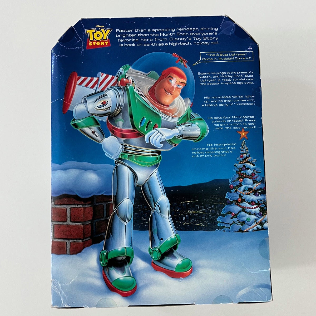 Vintage 1998 Buzz Lightyear Special Christmas Edition Action