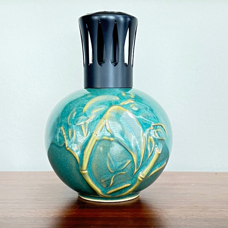 Vintage Bamboo Lampe Berger Oil Fragrance Made in France