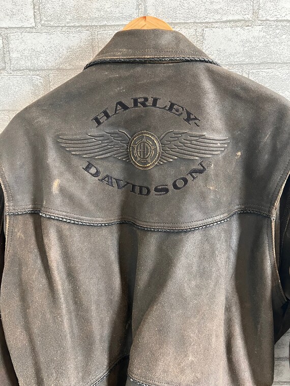 Rare Vintage Harley Davidson Billings Leather Jac… - image 6