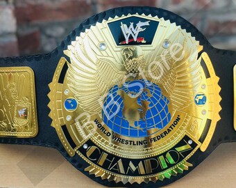 WWF Big Eagle Championship Wrestling Replica Title Belt Adult Size WWE 2mm 4mm