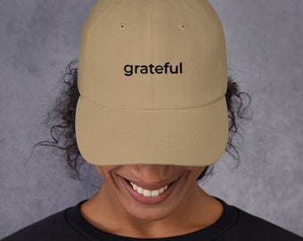 Gorra de béisbol agradecida