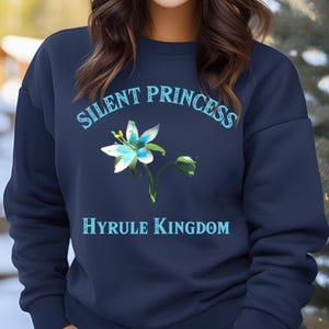 Silent Princess Sweatshirt, Breath of the Wild, Cozy LOZ Pullover, Gamer Sweater