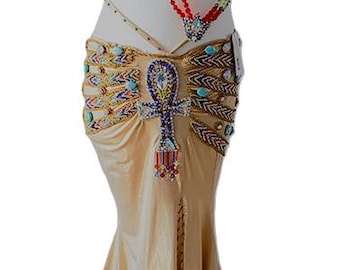 Belly dance costume in Egyptian style