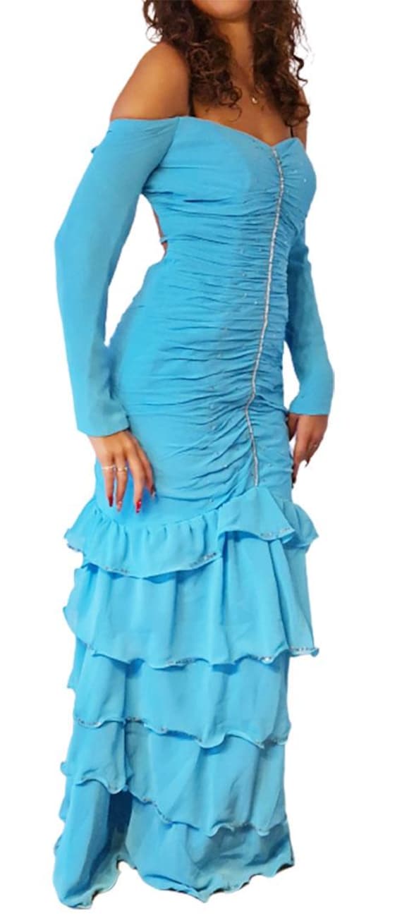 Elegant designer dress for special occasions - for belly dance, wedding or gala