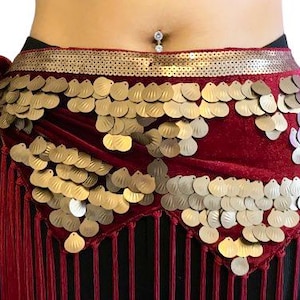 Beautiful tribal hip scarf with fringes