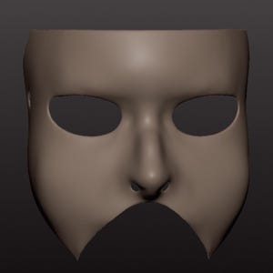 Máscara de mascarada elegante en archivo STL: modelo digital 3D para impresión 3D
