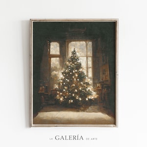 Christmas Tree Print | Vintage Christmas | Winter Wall Art