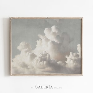 Cloud Painting | Vintage Print | Nursery Wall Art