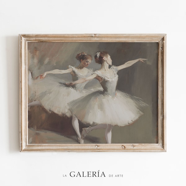 Ballerina Painting |  Ballet Art Print | Dancer Wall Art