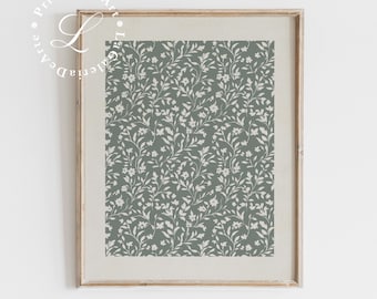 Neutral Nursery Decor | Pastel Green Wall Art | Vintage Nursery Art | Farmhouse Nursery Print | Timeless Room Wall Art | Digital Download