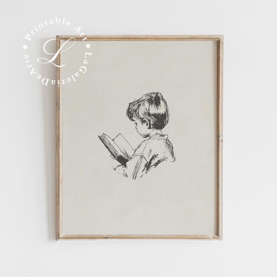 Vintage Nursery Art | Boy Nursery Wall Art Print | Timeless Nursery Decor | Boys Room Wall Art | Baby Room Decor | Playroom Print