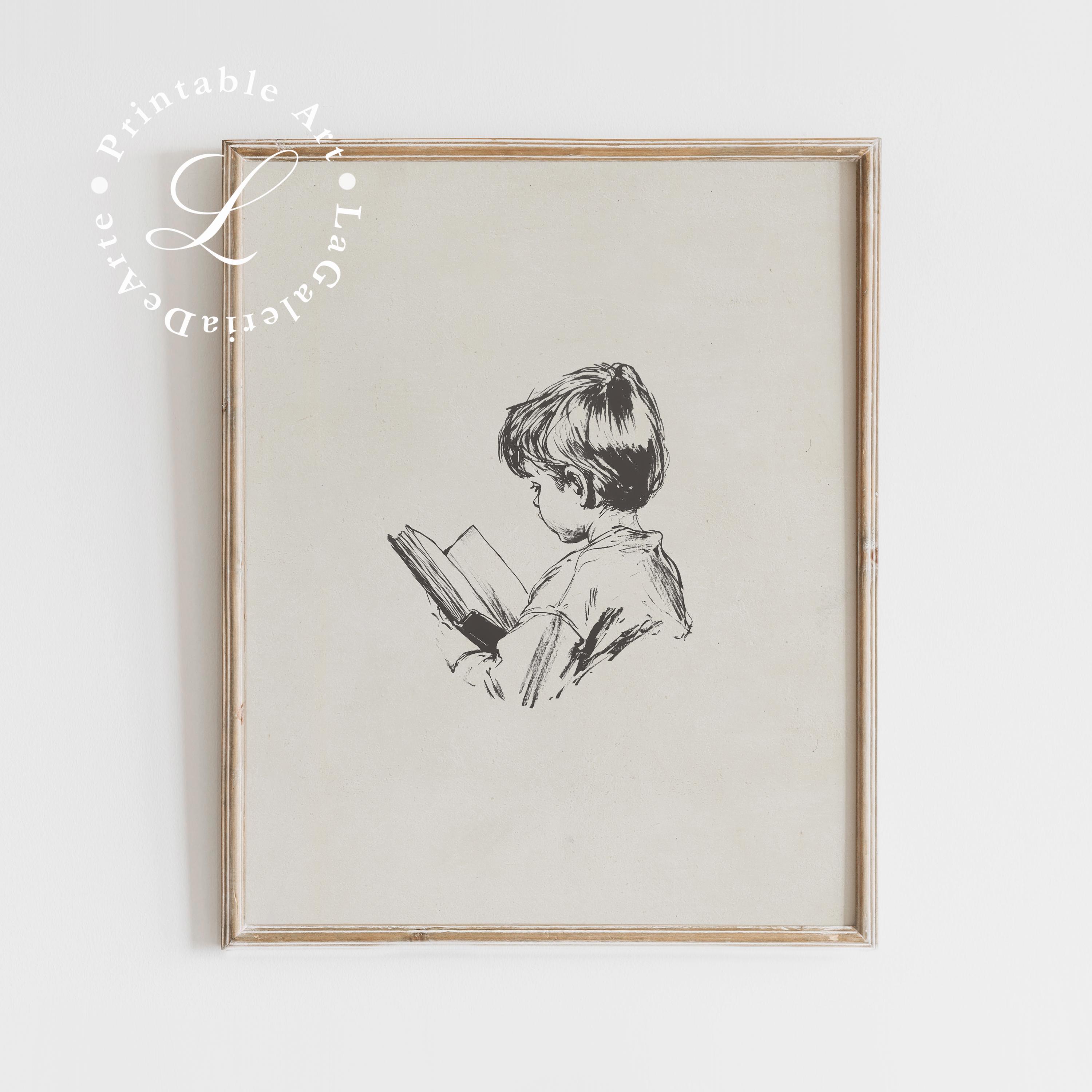 Vintage Nursery Art | Boy Nursery Wall Art Print | Timeless Nursery Decor | Boys Room Wall Art | Baby Room Decor | Playroom Print