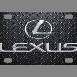 1xBlack Toyota 3D Emblem BLACK Stainless License Plate Frame RUST FREE +S.Caps *L