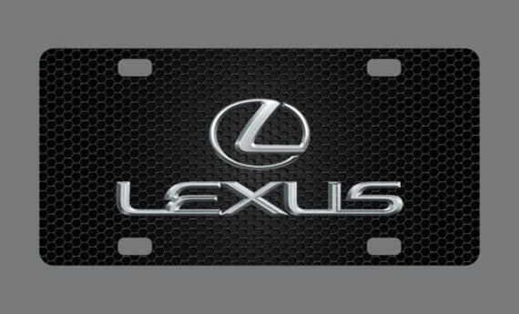 2 Pcs Black License Plate Frame For 3D Lexus Logo - Foto 9