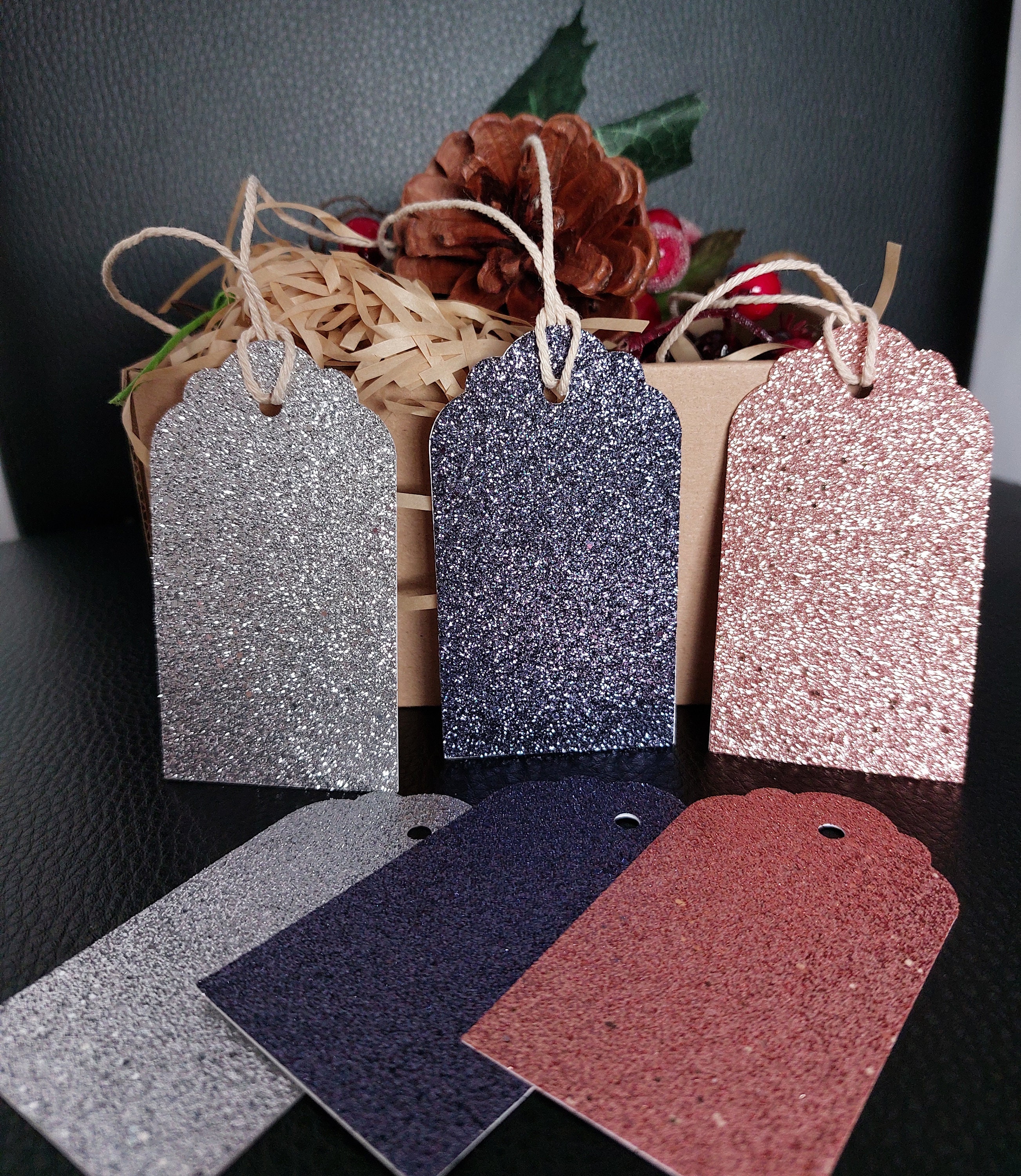 Sparkly Silver Glitter On White Tissue Paper Sheets Gift Wrap Wrapping  30x20 / 750x500mm