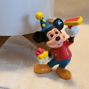 Disney Mickey Mouse Birthday Theme Firgure Vintage Collectible Toy Multi-Color image 5
