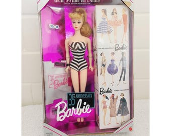 Barbie 35th Anniversary Original 1959 Doll Special Edition Reproduction NRFB
