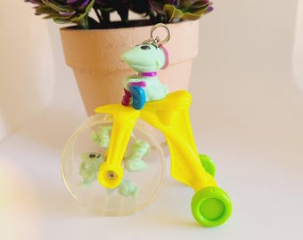 Vintage Toy Story Rex Dinosaurier Auf Dreirad Schlüsselanhänger Charme Für Männer