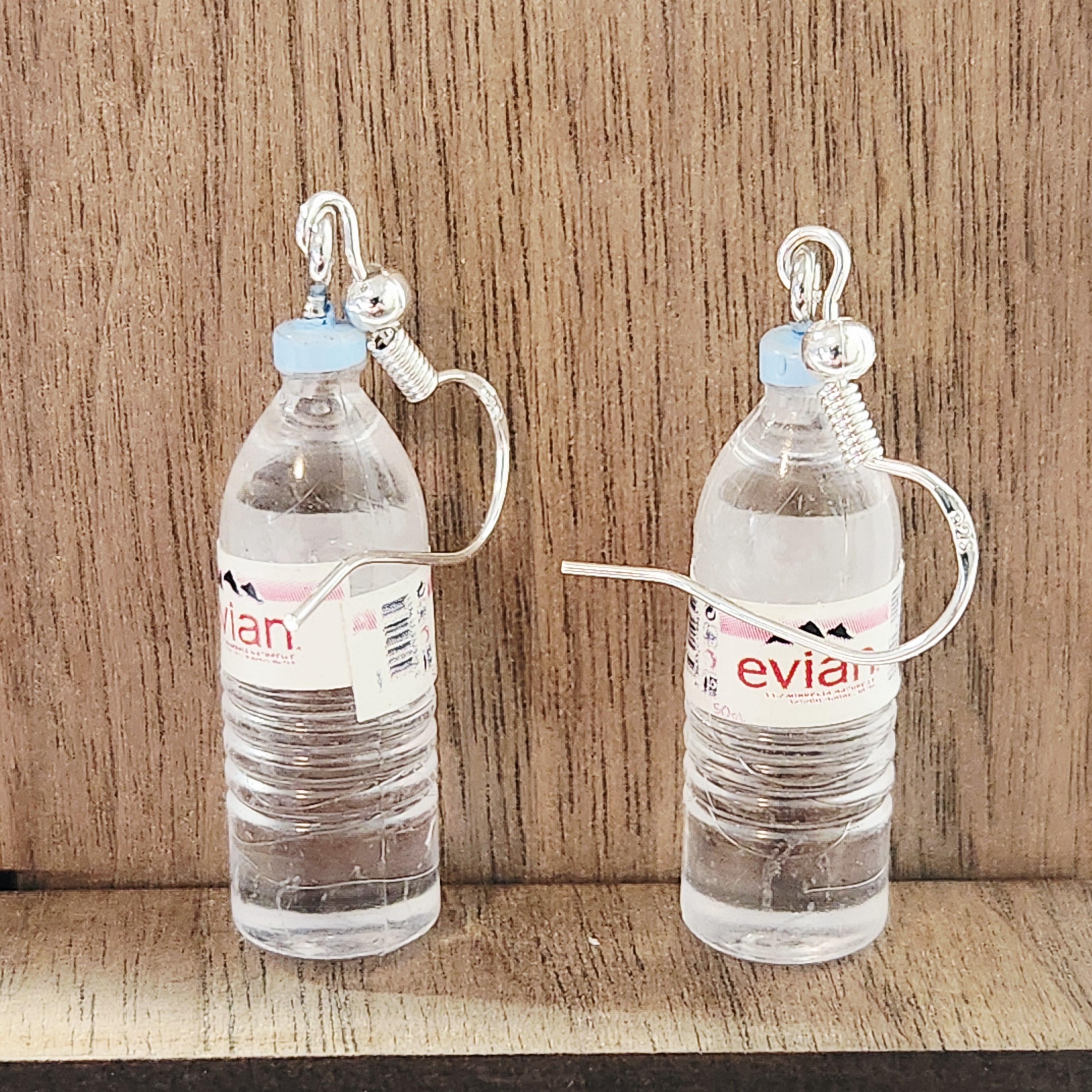Evian Bottle Earring - Etsy