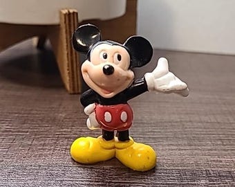 Figura de Mickey Mouse de Disney con mano extendida, unisex, coleccionable, vintage
