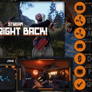 Rust Game Animated Twitch Overlay Package | Rust Discord Gift Pack ...