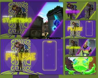 Valorant Gekko Stream Overlay And Transition | Gekko Animated Overlay | Gekko / Stream / Streaming / Valorant / Overlay / Transition
