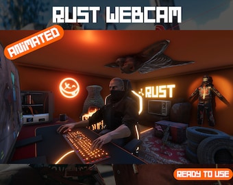 HD Rust 3D Animated Virtual Camera (Webcam / Screen) - 1080p Loop Video - Rust Webcam | rust, twitch, twitch panel, twitch overlay, webcam