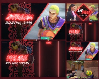 Gekko Animated Stream Overlay | Valorant New Agent | Valorant Stream Overlay | gekko / stream / streaming / overlay / stream overlay / valo