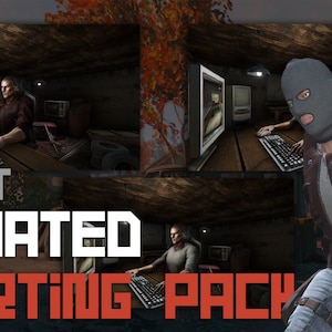Stream Pack Designed For Rust Game - HD Quality - Everything For Stream - Rust Game - Rust Overlay / Streamer / Streaming  / Twitch Overlay