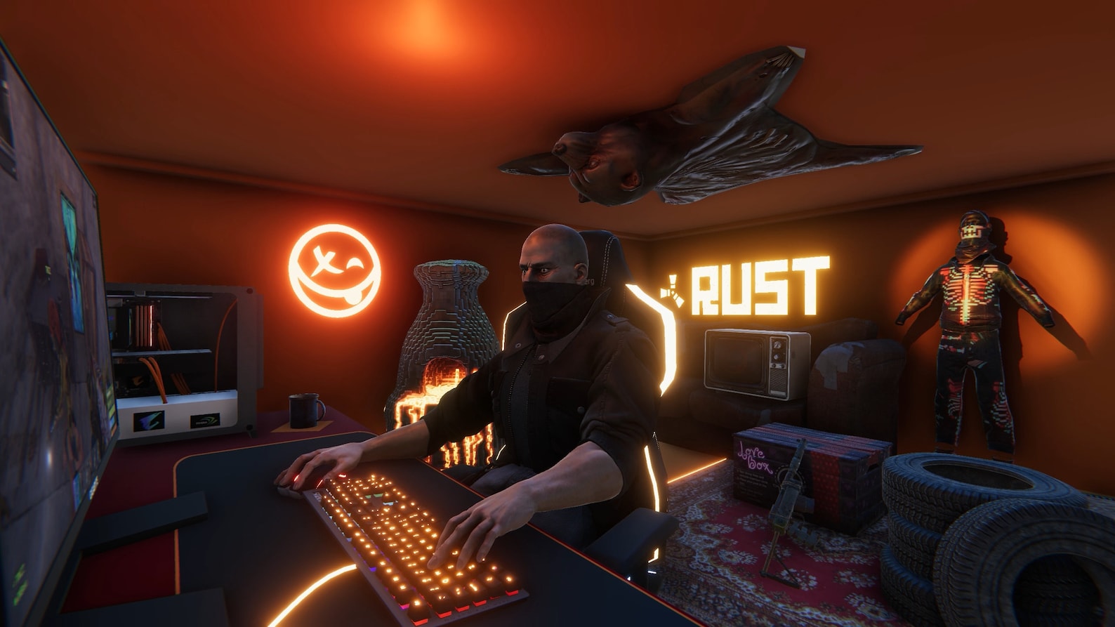 Rust Game Animated Twitch Overlay Package | Rust Discord Gift Pack ...