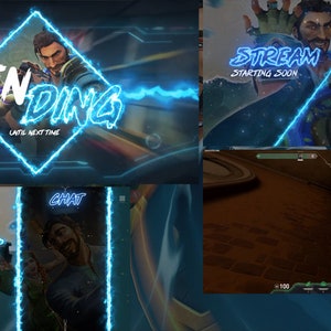 Valorant stream pack - Harbor Animated Twitch overlays - MP4 and MOV Format HD Quality / Streamer / Streaming  / Twitch Overlay
