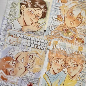 A4 Ouran High School Host Club Prints | OHSHC