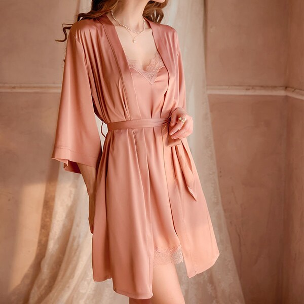 Bridal Nightgown and Robe Set Etsy