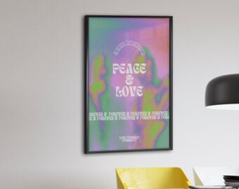 Positive Affirmation Framed Art, Quote Art, Framed Poster, Retro Home Decor, Aura Poster, Trendy Wall Art, Dorm Decor