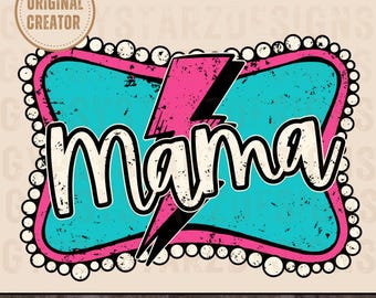 Mama Western PNG, Western Buckle Sublimatie PNG, Instant Download, Digitale Download, Mama Sublimatie, Western Design, Buckle Design