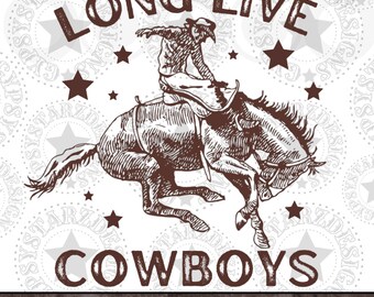 Western rodeo-cowboyskelet, png, sublimatieontwerp (digitale download)