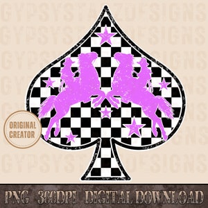 Retro Purple Cowgirl Western Png, Checkered Print Cowgirl, Western PNG, Png, Instant Download, Shirt Design, Boho Design, Original Creator