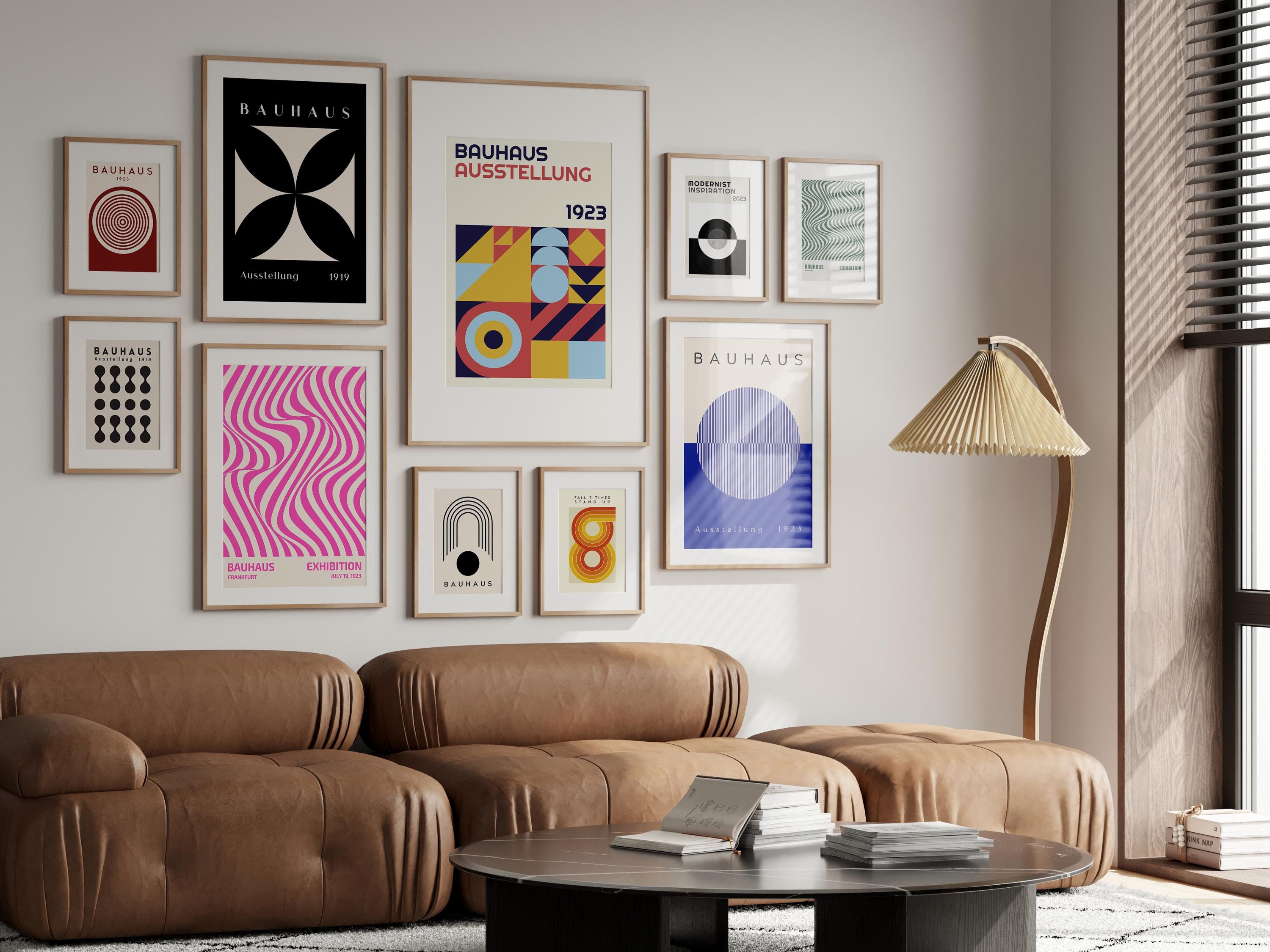 Bauhaus Poster Bundle, Modern Geometric Wall Art (digital Download) - Etsy