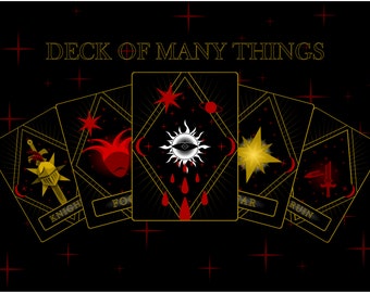 Deck of Many Things - Etsy