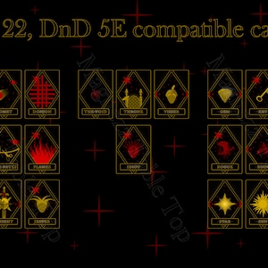 Deck of Many Things | Dnd 5E Compatible | Printable | Digital Only ...