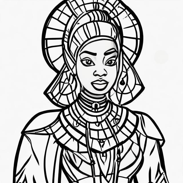 African Queen Paint N Sip Etsy