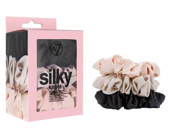 w7 Silky Knots Hair Scrunchies 3 Pack & 6 Pack